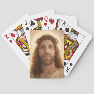 Jesus-Porträt Benutzerdefinierte klassische Spielk Spielkarten