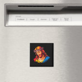 Jesus-Porträt Kunst Christlich Religiös Magnet (In Situ (Geschirrspüler))