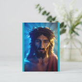 Jesus-Porträt Postkarte (Stehend Vorderseite)