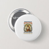 Jesus Postbote Lieferung Shirt Glaube Basiertes De Button (Vorne & Hinten)