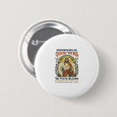 Jesus Postbote Lieferung Shirt Glaube Basiertes De Button (Vorne & Hinten)