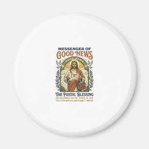 Jesus Postbote Lieferung Shirt Glaube Basiertes De Magnet
