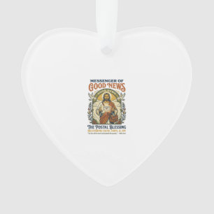 Jesus Postbote Lieferung Shirt Glaube Basiertes De Ornament