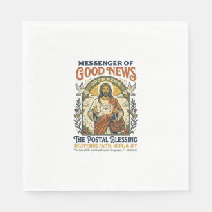 Jesus Postbote Lieferung Shirt Glaube Basiertes De Serviette