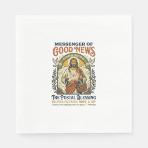 Jesus Postbote Lieferung Shirt Glaube Basiertes De Serviette