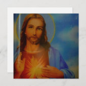 Jesus Postcard Feiertagskarte (Vorne/Hinten)