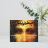 Jesus Postcard Postkarte (Stehend Vorderseite)