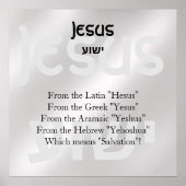 Jesus Poster (Vorne)