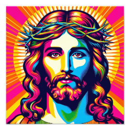 Jesus Poster! Fotodruck