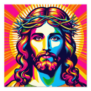 Jesus Poster! Fotodruck