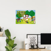 Jesus Poster für Kinder Kirche und Creche (Heimbüro)