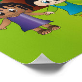 Jesus Poster für Kinder Kirche und Creche (Ecke)