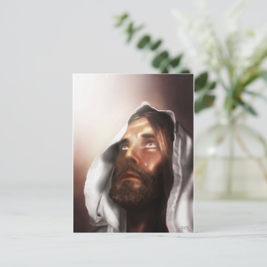Jesus Postkarte (Stehend Vorderseite)