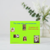 Jesus Postkarte (Stehend Vorderseite)