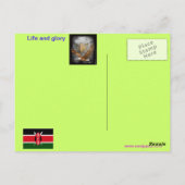 Jesus Postkarte (Rückseite)