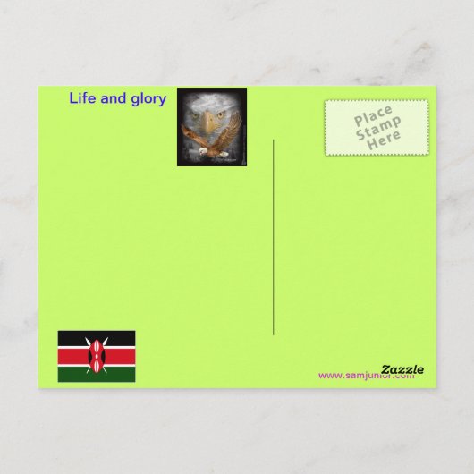 Jesus Postkarte (Rückseite)