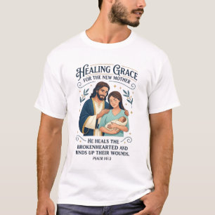 Jesus Postpartum Ermutigung Grafik T-Shirt Christi