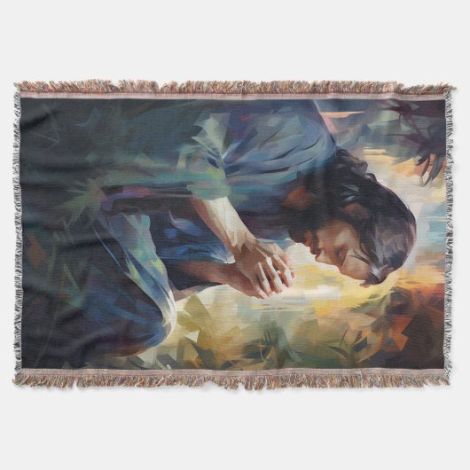Jesus Prahlt Throw Blanket Decke (Vorderseite)