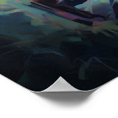 Jesus Praing Art Poster (Ecke)