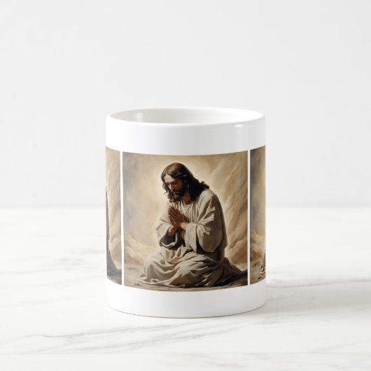 Jesus Praing Kaffeepause Tasse (Mittel)