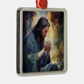 Jesus Praing Ornament Aus Metall (Rechts)