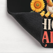 Jesus Praising &amp; Chicken Raising Funny Faith F Mousepad (Ecke)