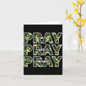 Jesus Pray On It Pray Over It Pray Throught Camo F Karte (Gelbe Blume)