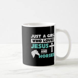 Jesus Prayer Horse Lover Girls - Pferdereiten C Kaffeetasse
