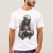 Jesus Praying Faith T-Shirt (Vorderseite)