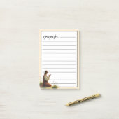 Jesus Praying in Garden War Room Prayer Post-it Klebezettel (Auf Schreibtisch)