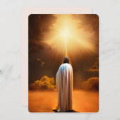 Jesus Prays in Gethsemane Dankeskarte (Vorne/Hinten)