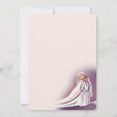 Jesus Prays in Gethsemane Dankeskarte (Rückseite)