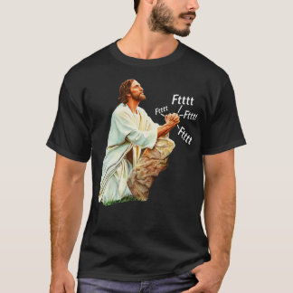 Jesus Prays zu Himmlisch Farter T-Shirt