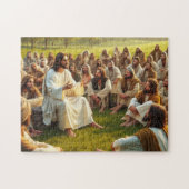 Jesus Preaches Jigsaw Puzzle (Horizontal)