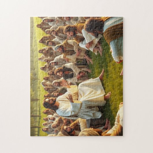 Jesus Preaches Jigsaw Puzzle (Vertikal)