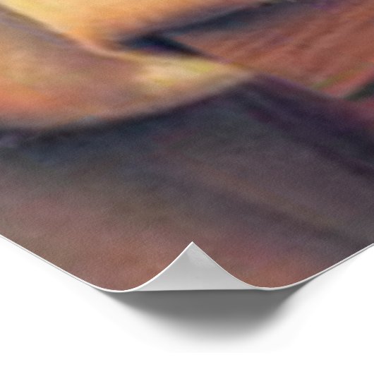 Jesus predigen poster (Ecke)