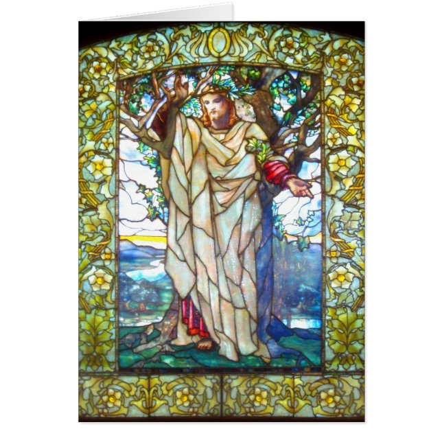 Jesus Predigt auf dem Berg - Festes Glas (Vorne)