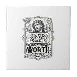 Jesus-Preisschild Wert Jesus-Preisschild Wert Chri Fliese