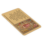 Jesus Priest Host Angels Gebet Magnet (Rechte Seite)