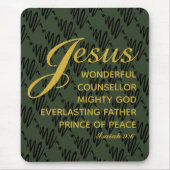 JESUS-PRINCE FRIEDENSWeihnachten Mousepad (Vorne)