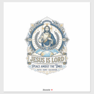 Jesus Prophezeiung Eschatologie Vintage-Shirt Chri Aufkleber