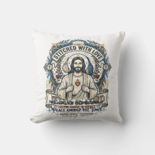 Jesus Prophezeiung Eschatologie Vintage-Shirt Chri Kissen