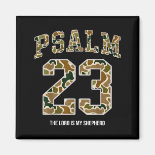 Jesus Psalm 23 Der Herr ist mein Hirte Camo Christ Magnet