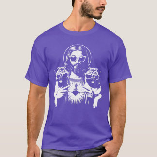 Jesus Pugs Lustige Christliche Religiöse Hunde Lie T-Shirt