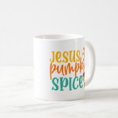 Jesus Pumpkin Spice Kaffeetasse (VorderseiteRechts)