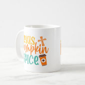 Jesus Pumpkin Spice Kaffeetasse (Vorderseite Links)