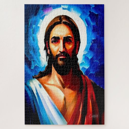 Jesus Puzzle Christliche Kunst (Vertikal)