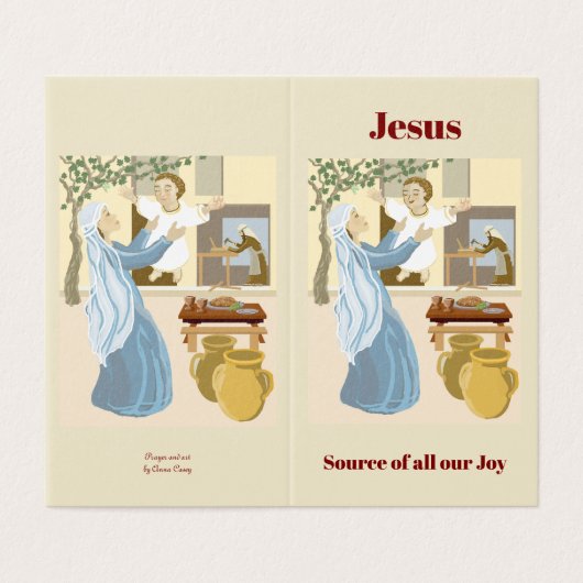 Jesus Quelle all unserer Freude (Außenseite Aufgefaltet)