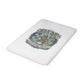 Jesus Quilt Patchwork Glaube Jesus Quilt Patchwork Badematte (Schrägansicht)