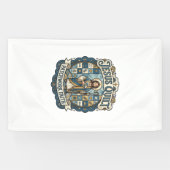 Jesus Quilt Patchwork Glaube Jesus Quilt Patchwork Banner (Horizontal)